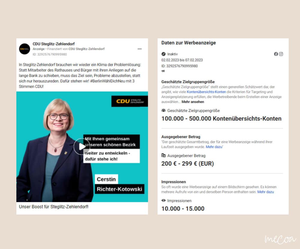 Microtargeting auf Social Media
