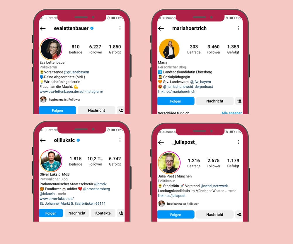 hohe Reichweiten im kommunalen Wahlkampf