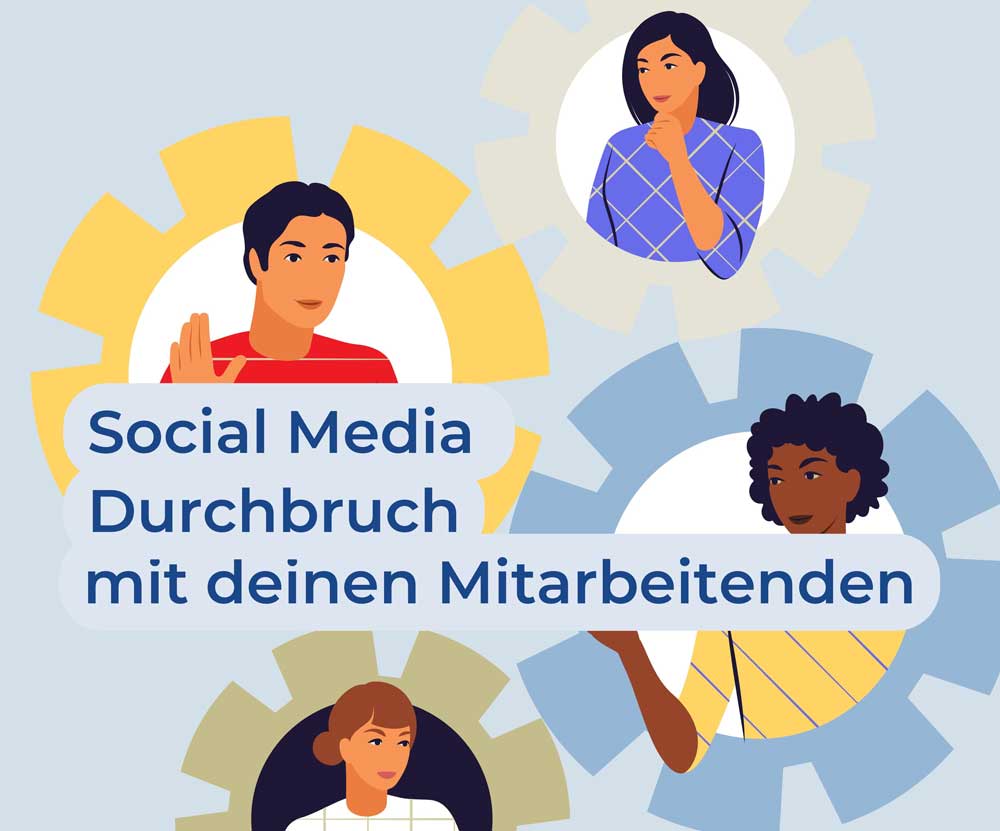 Mitarbeitende für Social Media