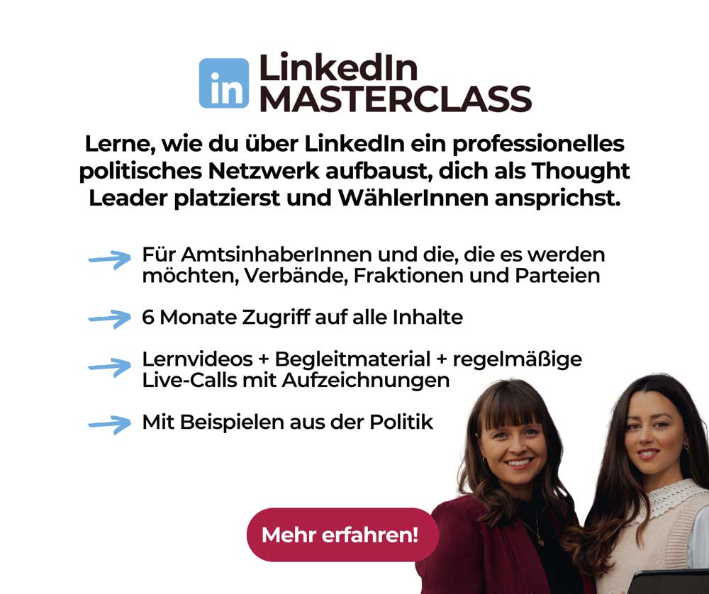 LinkedIn in der Politik